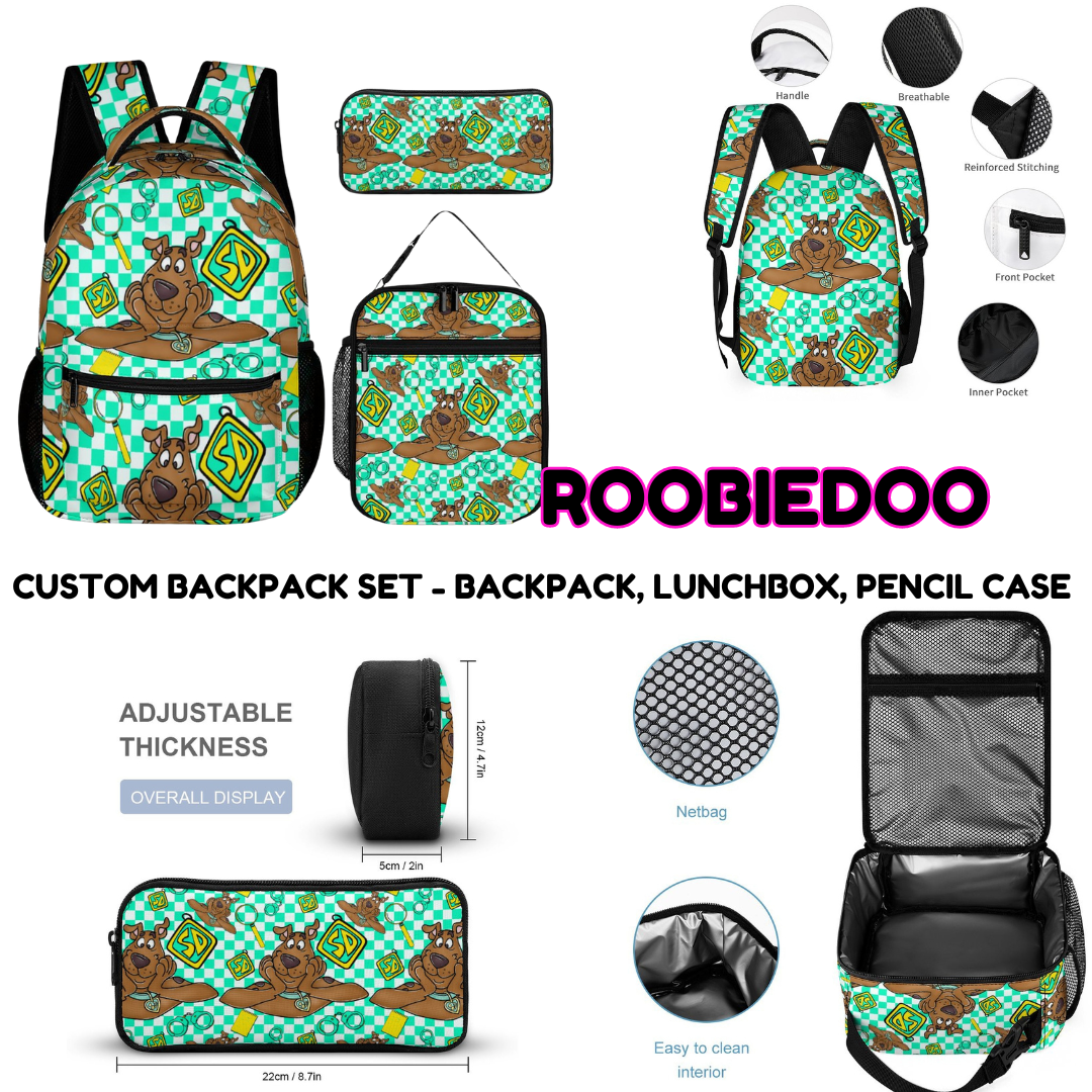 ROOBIEDOO - CUSTOM BACKPACK SETS PREORDER CLOSING 9/18