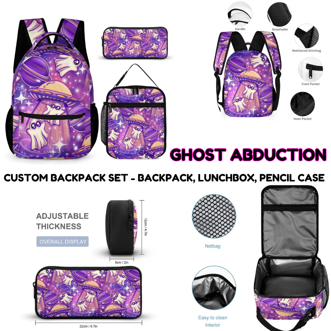 GHOST ABDUCTION - CUSTOM BACKPACK SETS PREORDER CLOSING 9/18