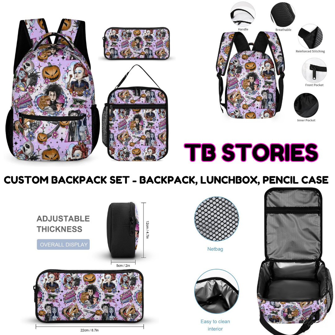 TB STORIES - CUSTOM BACKPACK SETS PREORDER CLOSING 9/18