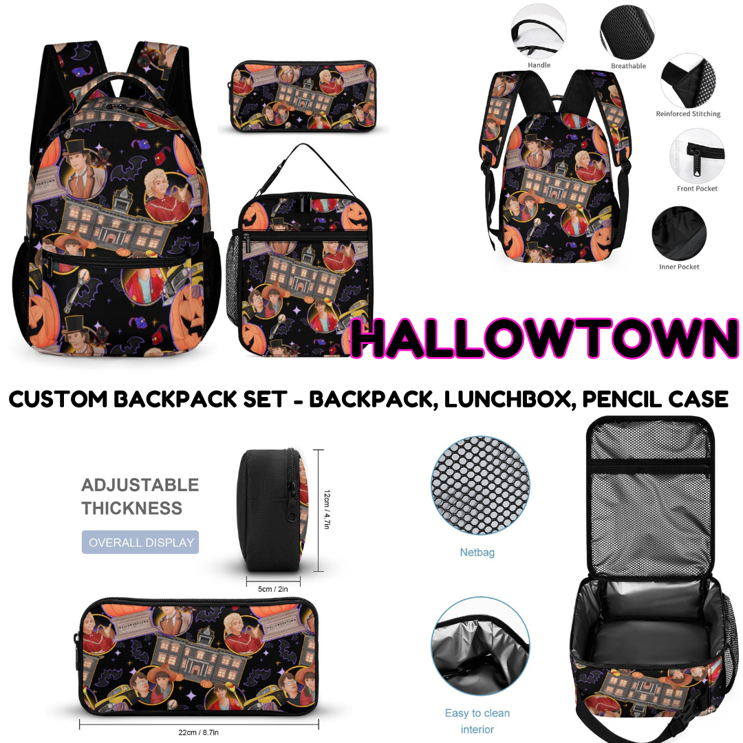 HALLOWTOWN - CUSTOM BACKPACK SETS PREORDER CLOSING 9/18