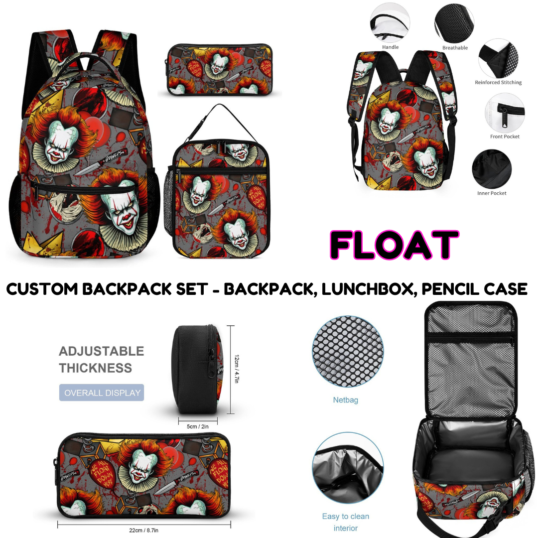 FLOAT - CUSTOM BACKPACK SETS PREORDER CLOSING 9/18