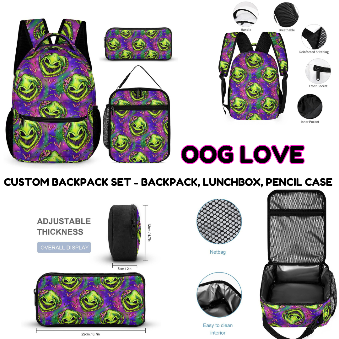 OOG LOVE - CUSTOM BACKPACK SETS PREORDER CLOSING 9/18