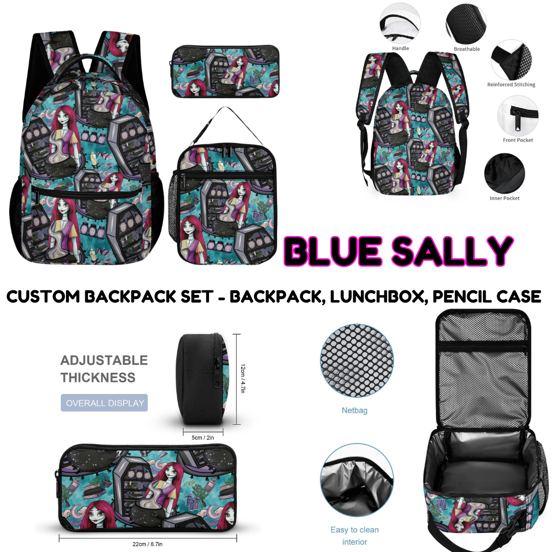 BLUE SALLY - CUSTOM BACKPACK SETS PREORDER CLOSING 9/18