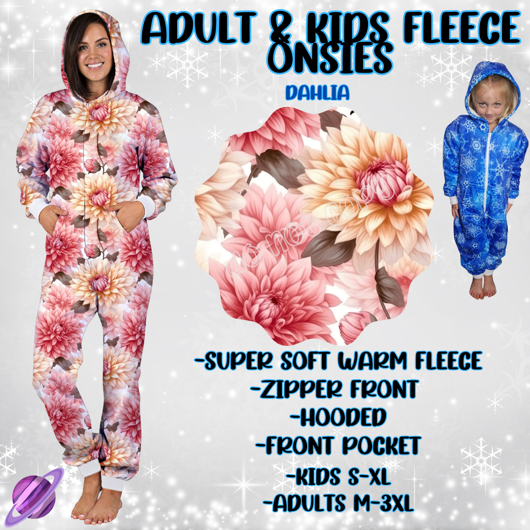 DAHLIA-ONESIES ROUND 3- PREORDER CLOSING 9/23