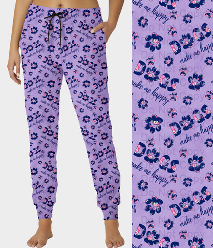 RTS - Dogs Make Me Happy Joggers