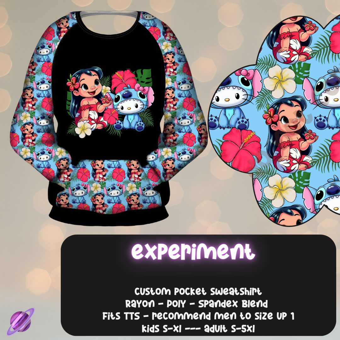 EXPERIMENT - POCKET SWEATSHIRT - KITTY COSPLAY RUN CLOSING 11/15