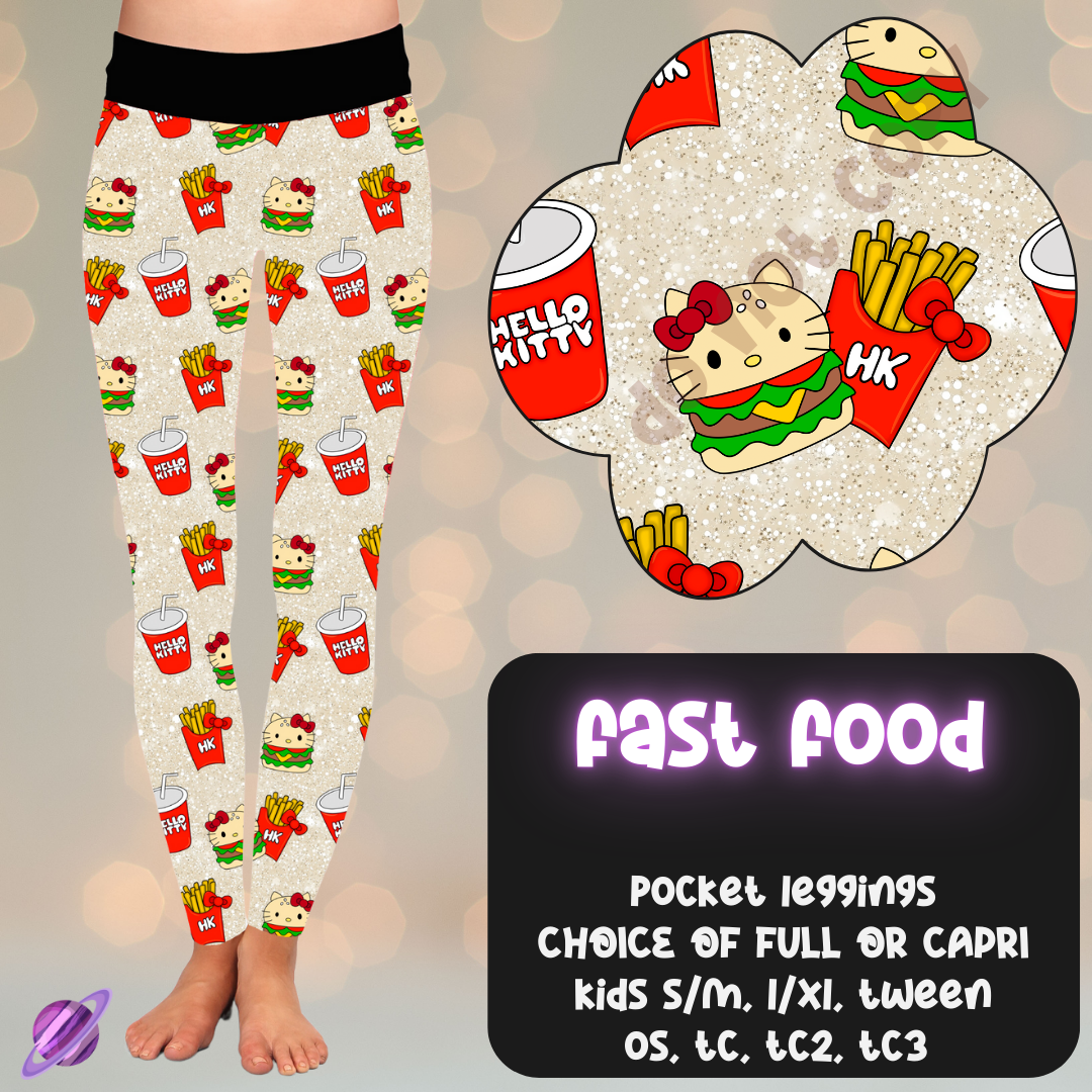 FAST FOOD - LEGGING/JOGGER/LOUNGER - KITTY COSPLAY RUN CLOSING 11/15