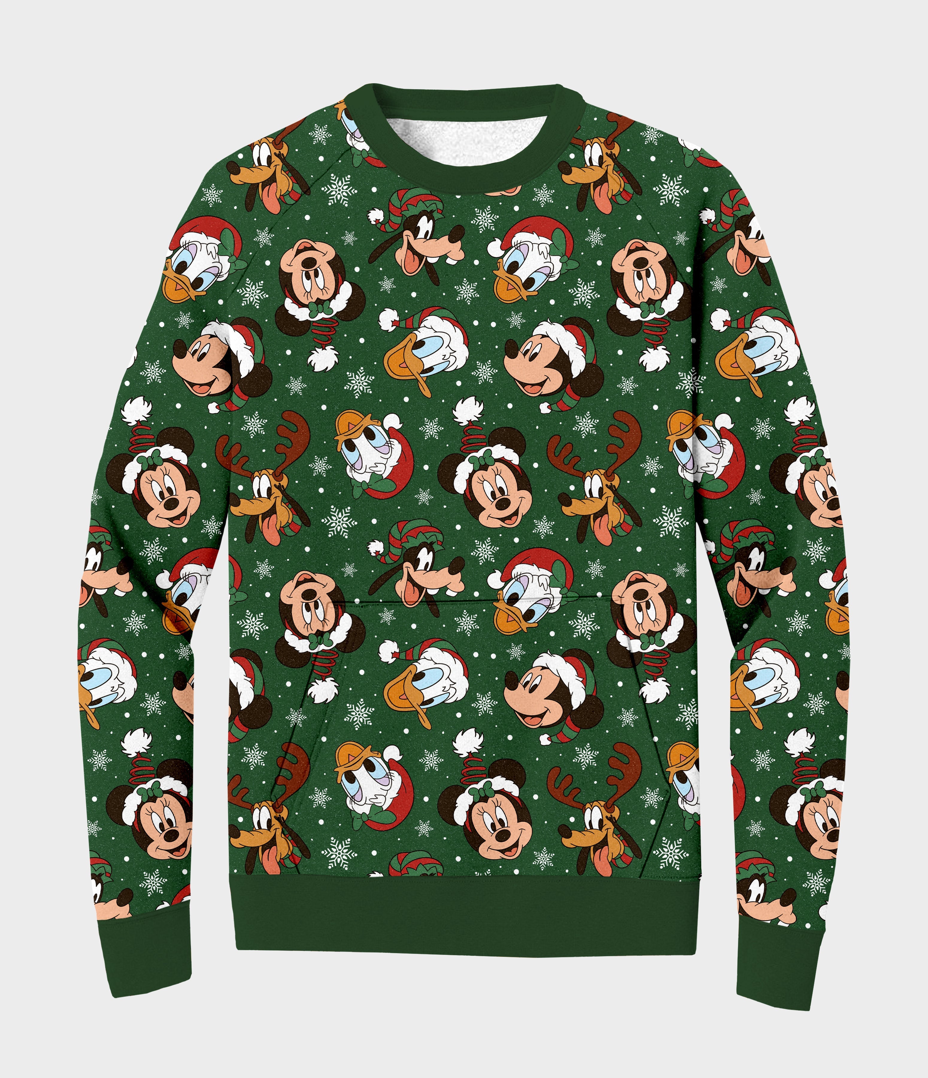 RTS - Festive Heads Sweater w/ Front Pocket