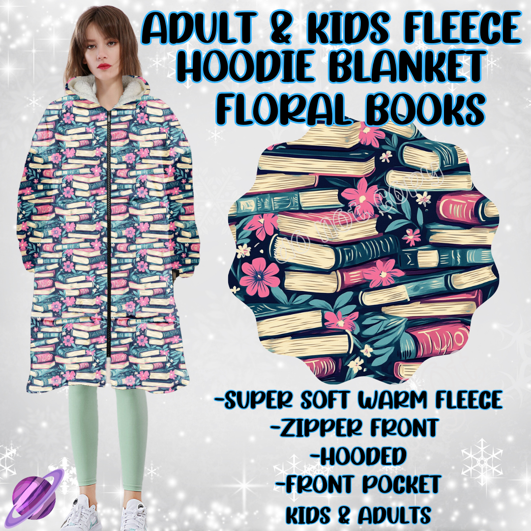 FLORAL BOOKS - HOODIE BLANKET RUN PREORDER CLOSING 12/18