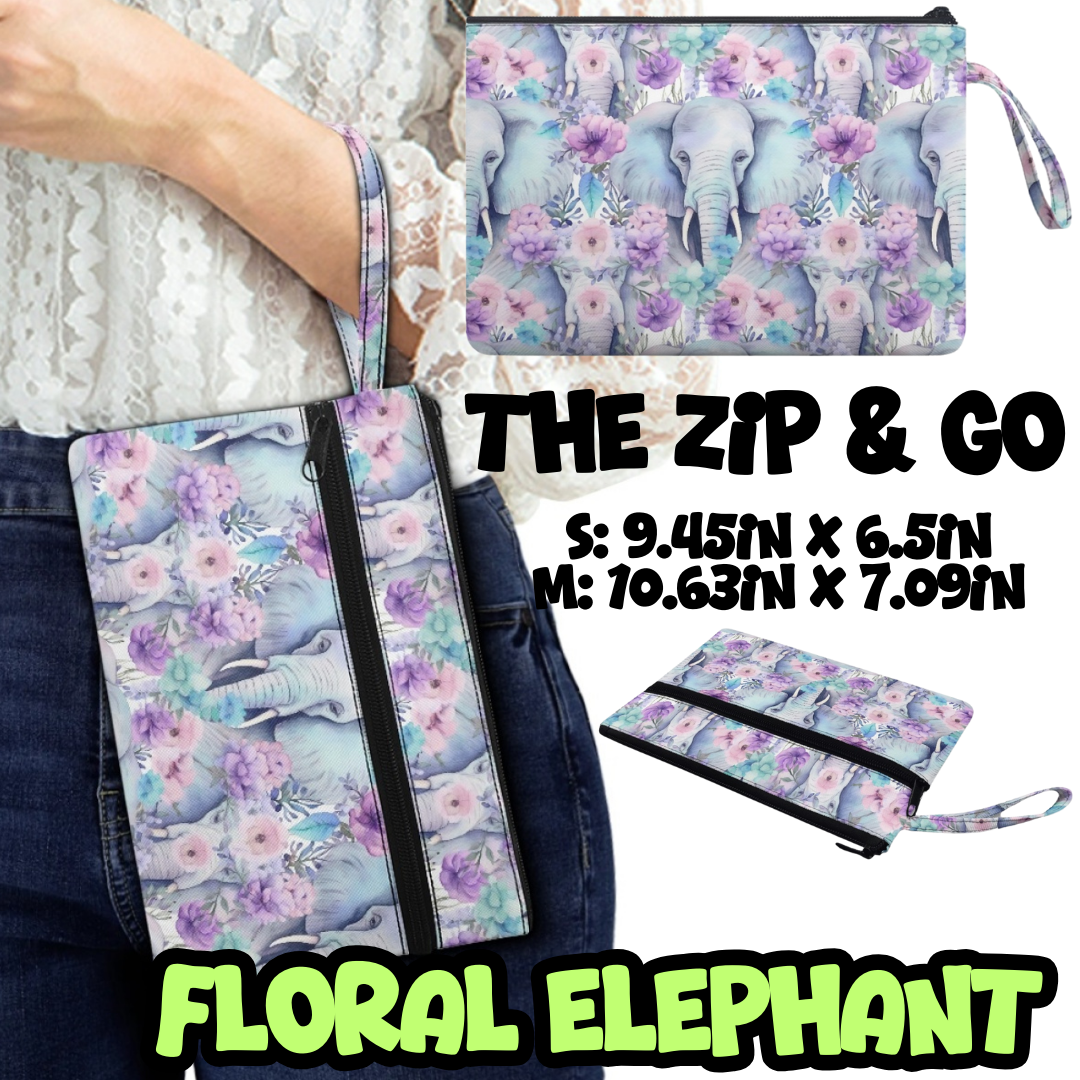 FLORAL ELEPHANT - ZIP & GO PREORDER CLOSING 12/28