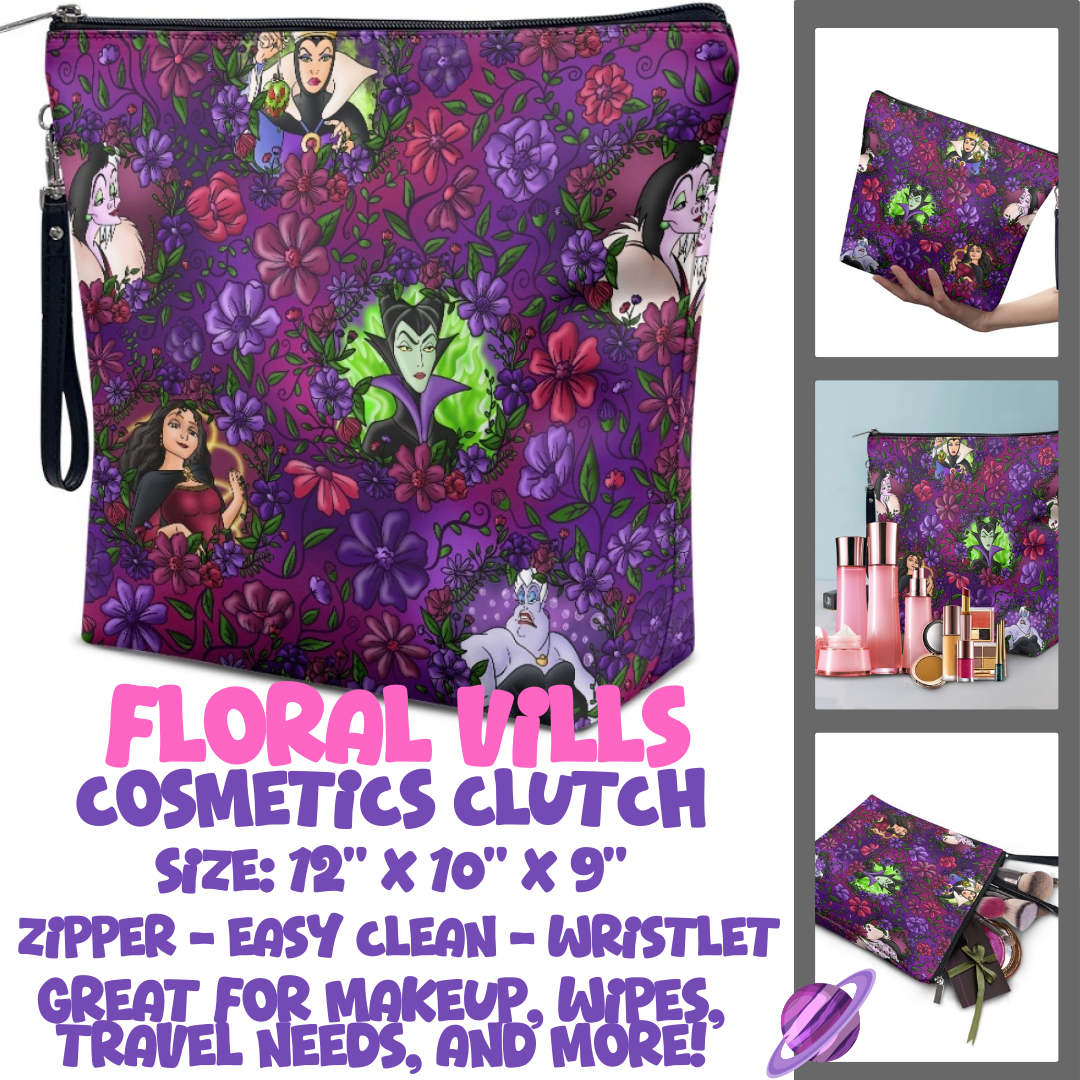 FLORAL VILLS - CUSTOM COSMETIC CLUTCH PREORDER CLOSES 12/16