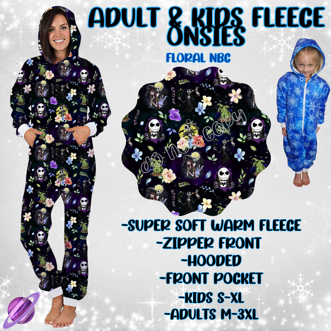 FLORAL NBC-ONESIES ROUND 3- PREORDER CLOSING 9/23