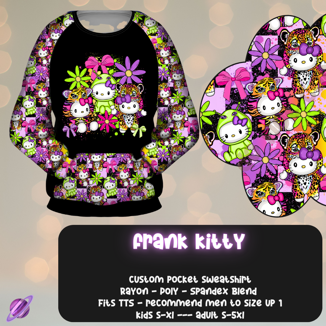 FRANK KITTY - POCKET SWEATSHIRT - KITTY COSPLAY RUN CLOSING 11/15