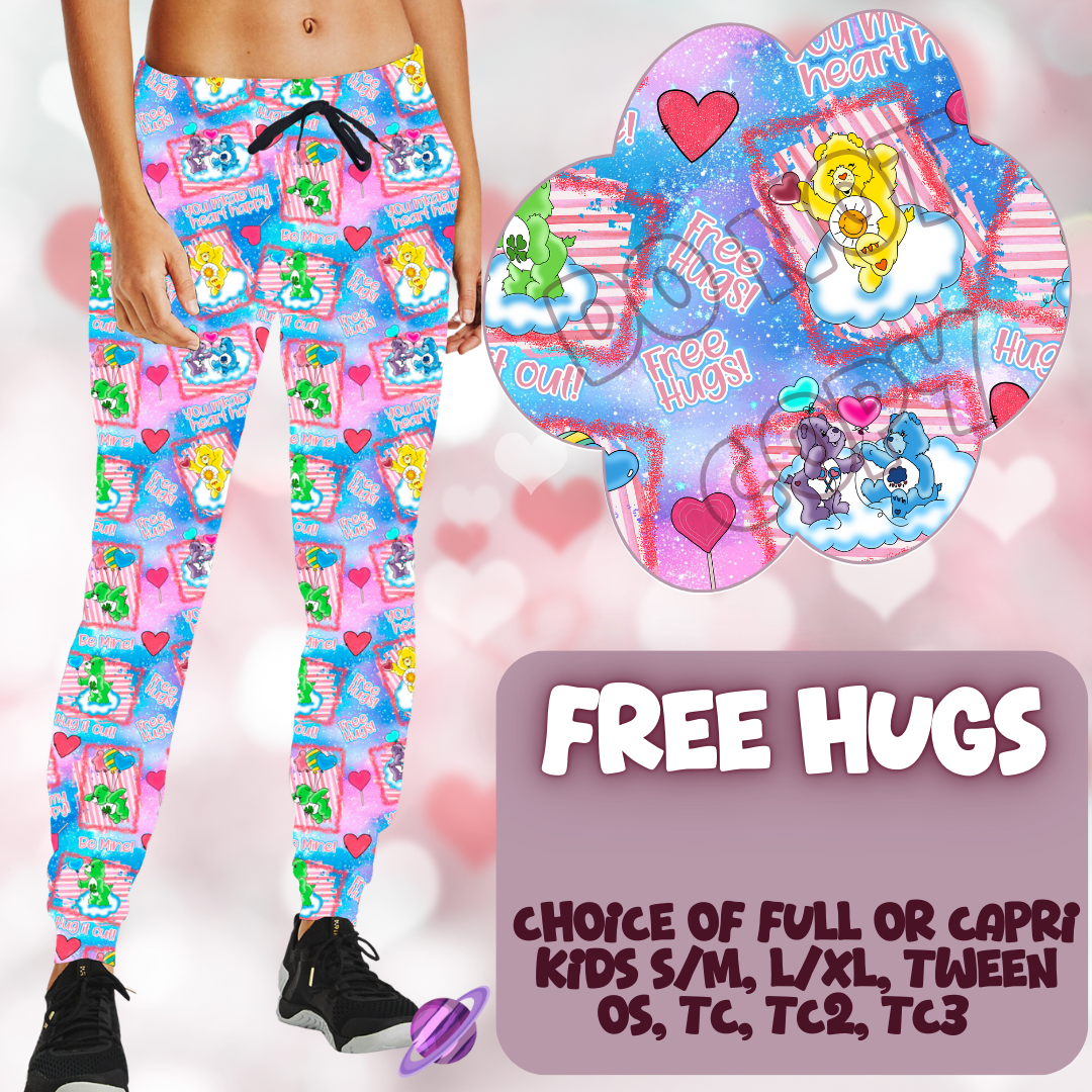 FREE HUGS - LEGGING/JOGGER/LOUNGER - LOVE YOU RUN PREORDER CLOSING 11/30