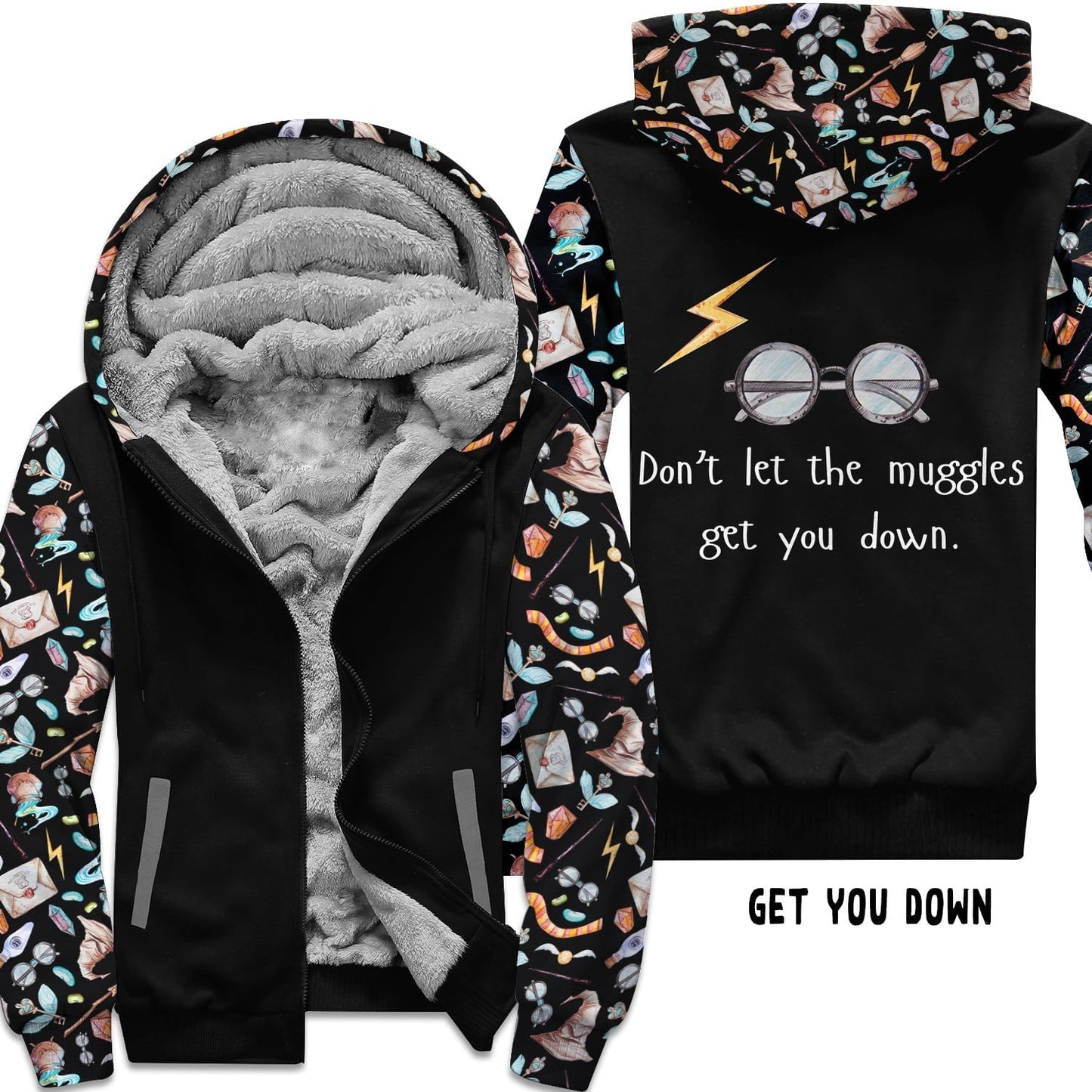 JACKET RUN 14-GET YOU DOWN-FLEECE OR COTTON LINER-PREORDER CLOSING 12/16