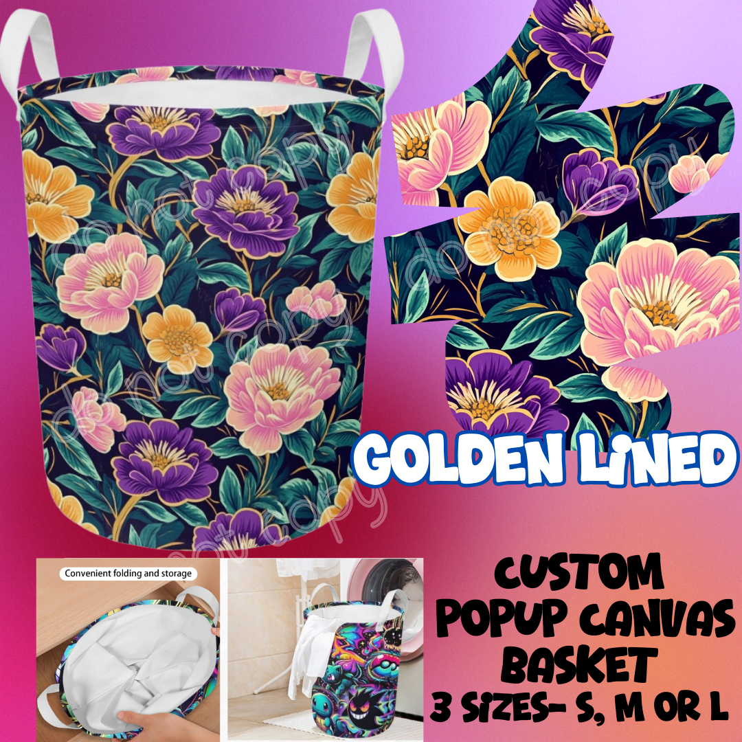 GOLDEN LINED - STORAGE BASKETS - PREORDER CLOSING 12/4