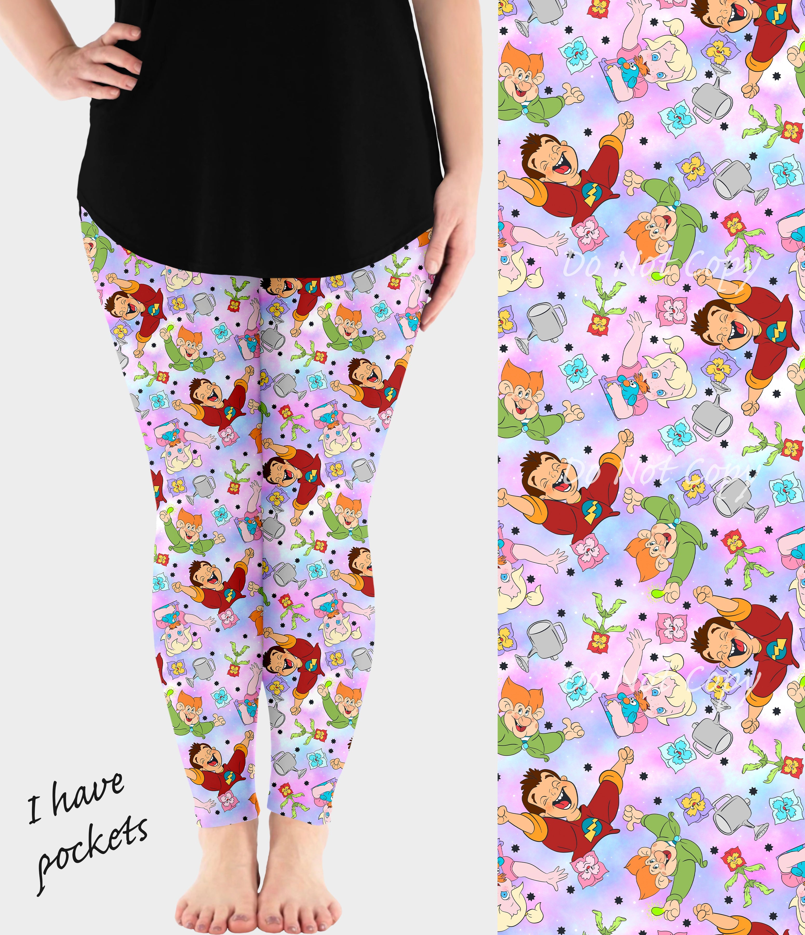 RTS - Green Thumb Leggings w/ Pockets