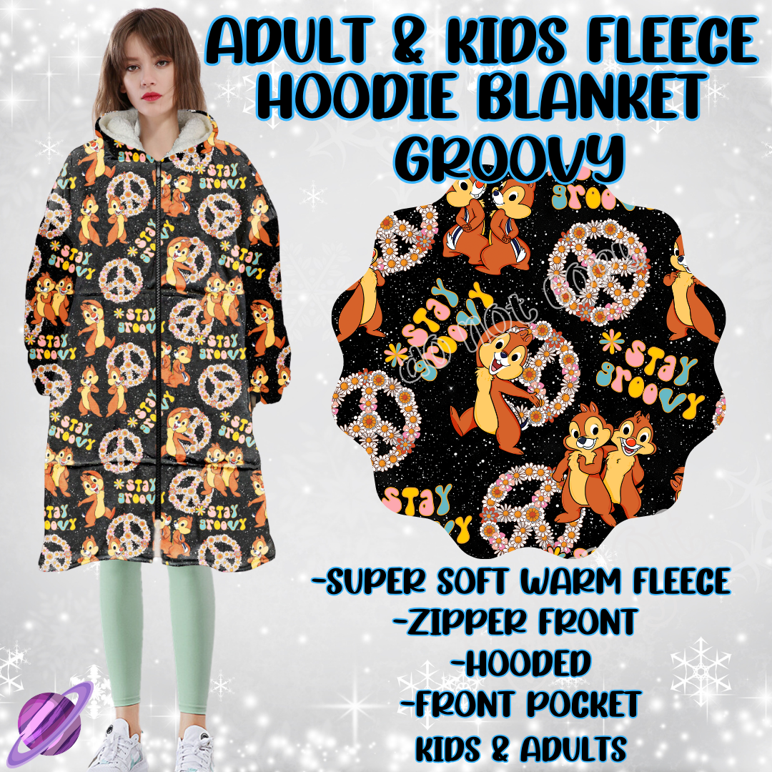 GROOVY - HOODIE BLANKET RUN PREORDER CLOSING 12/18