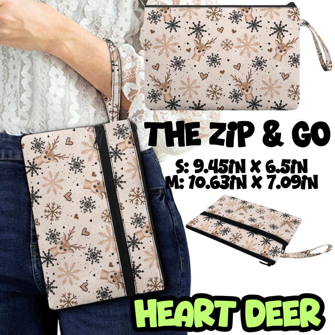 HEART DEER - ZIP & GO PREORDER CLOSING 12/28