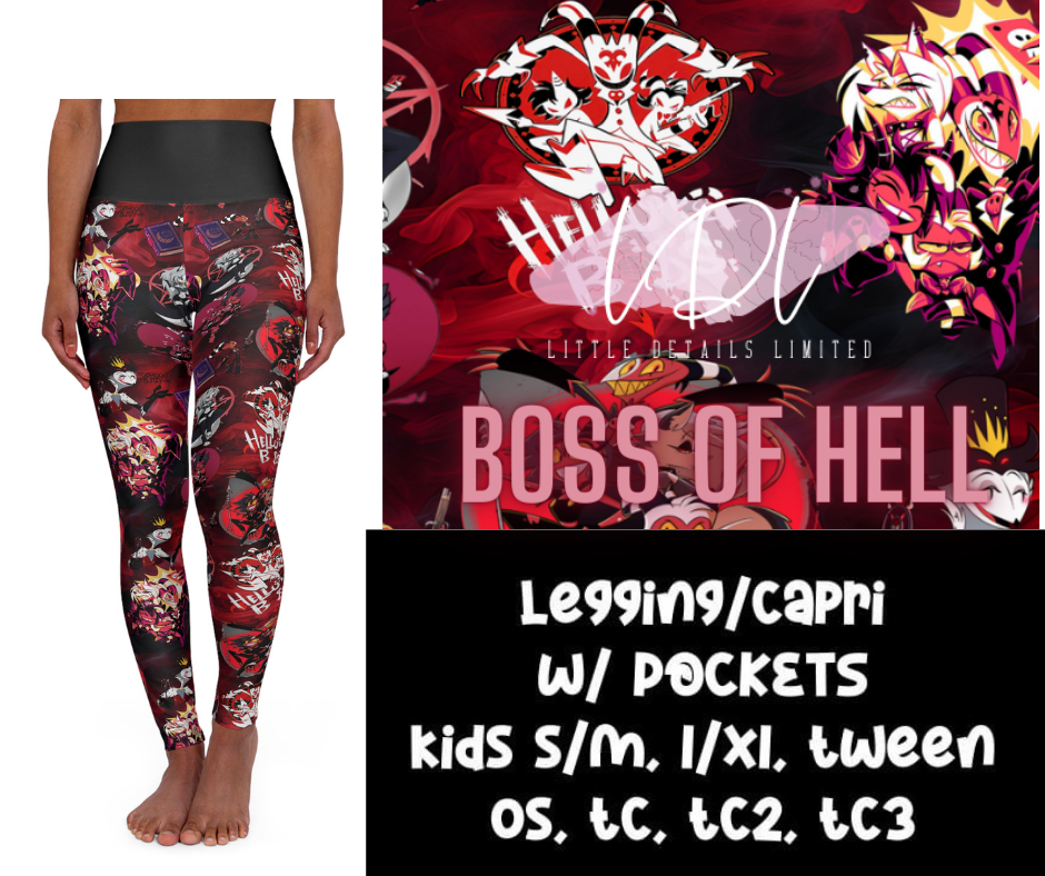 Hell of a Boss Leggings Full Length W Pockets