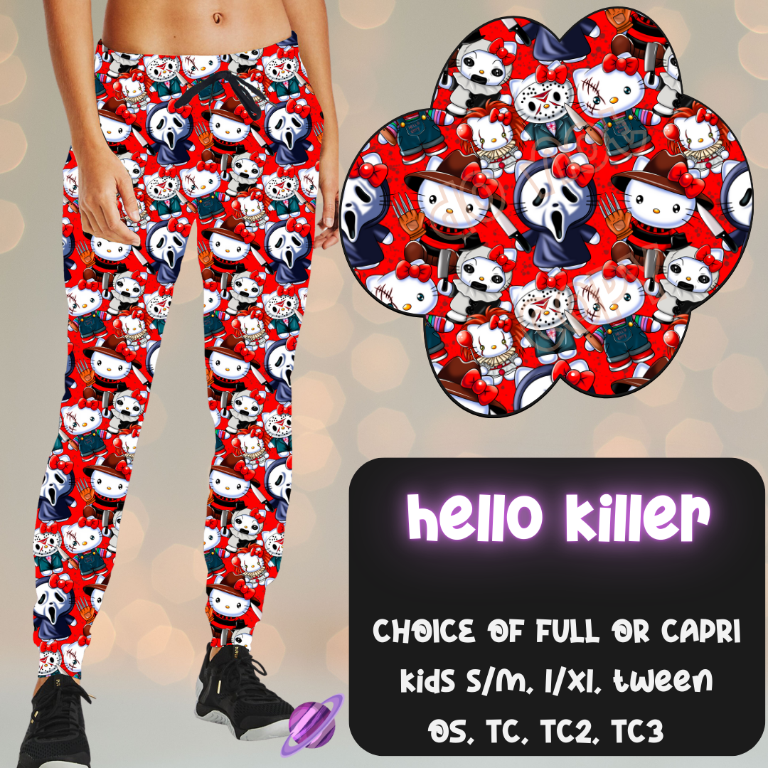 HELLO KILLER - LEGGING/JOGGER/LOUNGER - KITTY COSPLAY RUN CLOSING 11/15