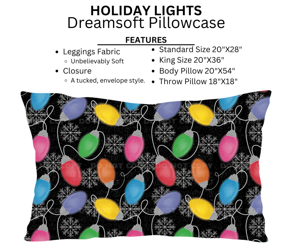 Holiday Lights Dreamsoft Pillowcases