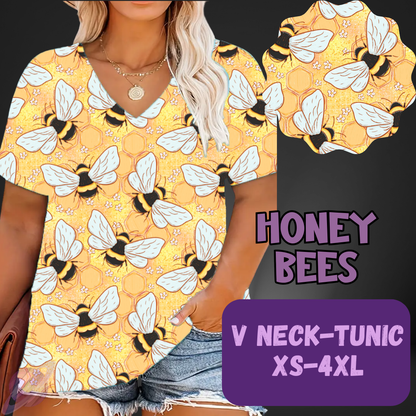 HONEY BEES-PATTERN PANEL OUTFIT RUN-SOFT CLOSE 7/10 HARD CLOSE 7/12