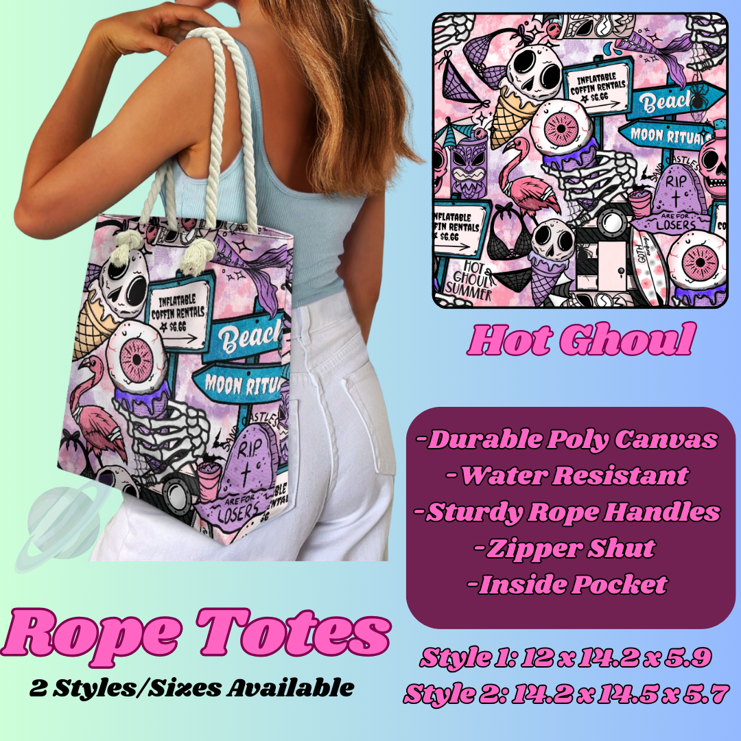 HOT GHOUL-ROPE TOTE PREORDER CLOSING 5/6