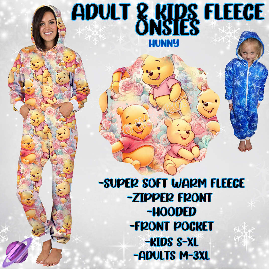 HUNNY-ONESIES ROUND 3- PREORDER CLOSING 9/23