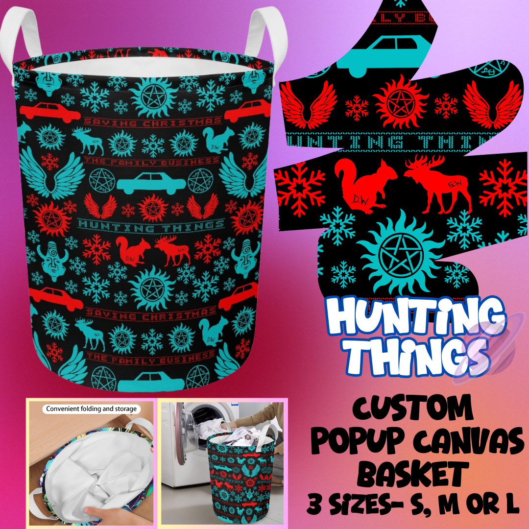HUNTING THINGS- STORAGE BASKETS 6- PREORDER CLOSING 5/4