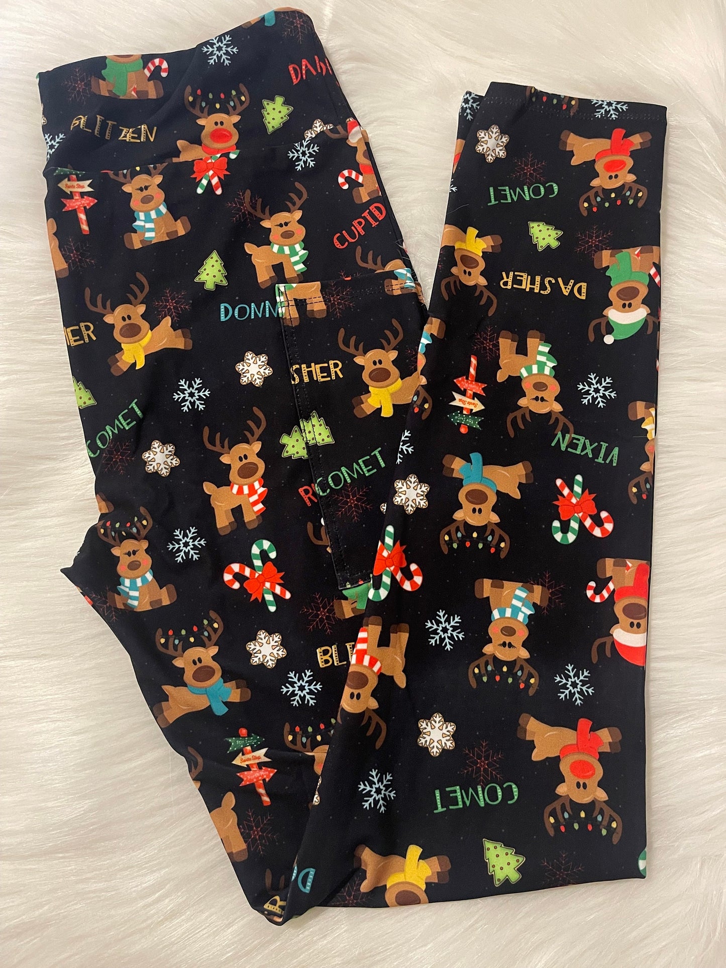 Reindeer Games Leggings With Pockets