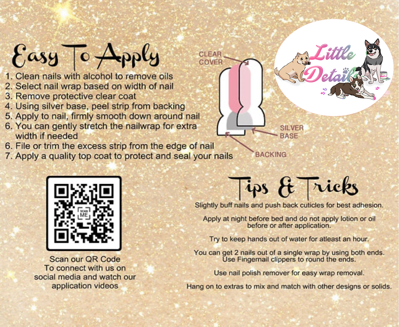 Fantasy Land Treats  Nail Wraps