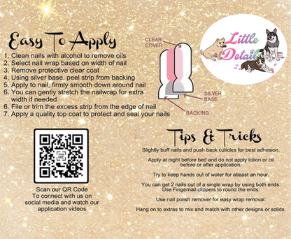 Fantasy Land Treats  Nail Wraps