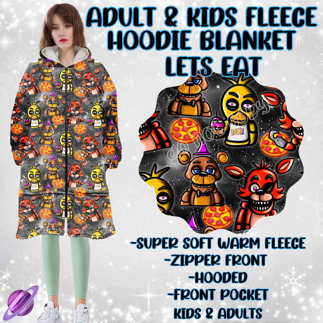 LET’S EAT - HOODIE BLANKET RUN PREORDER CLOSING 12/18