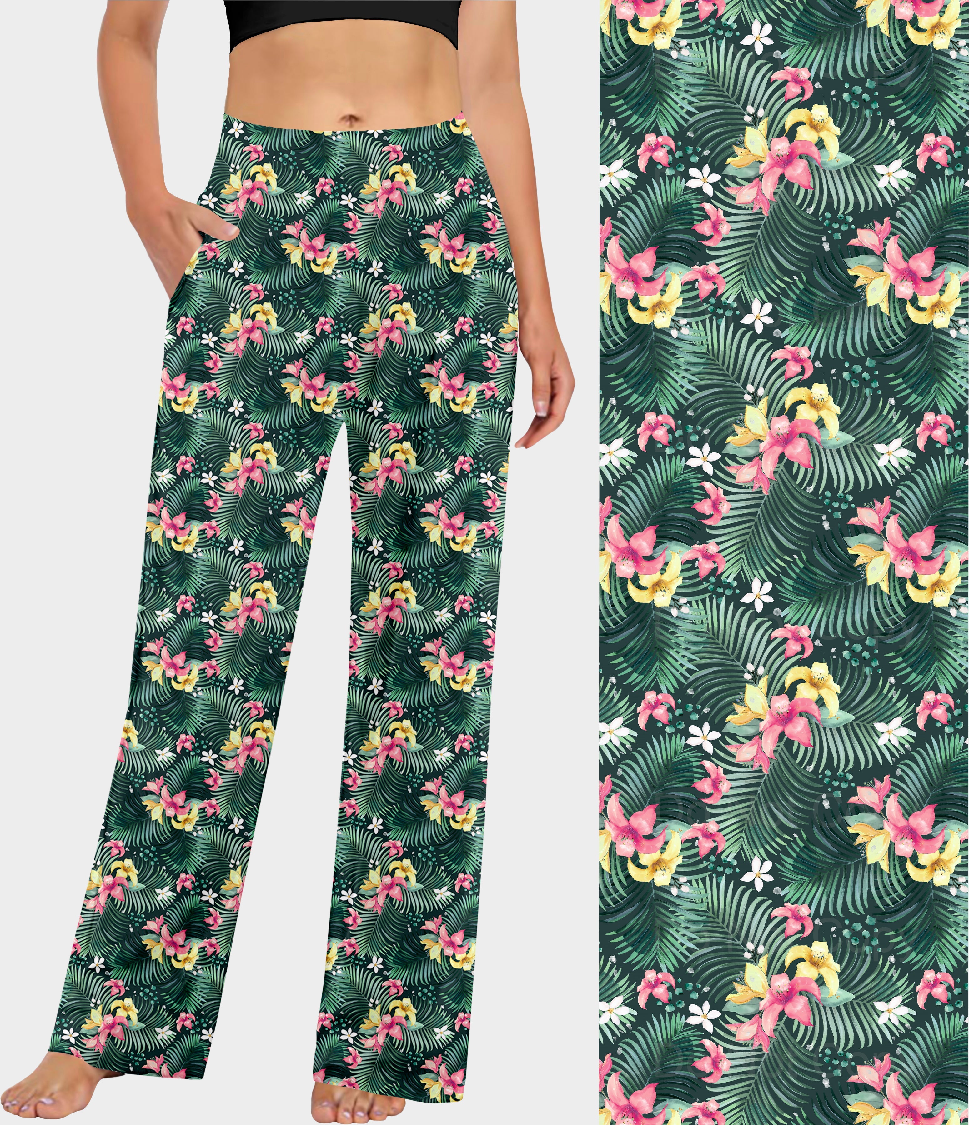 RTS - Lily Palms Lounge Pants