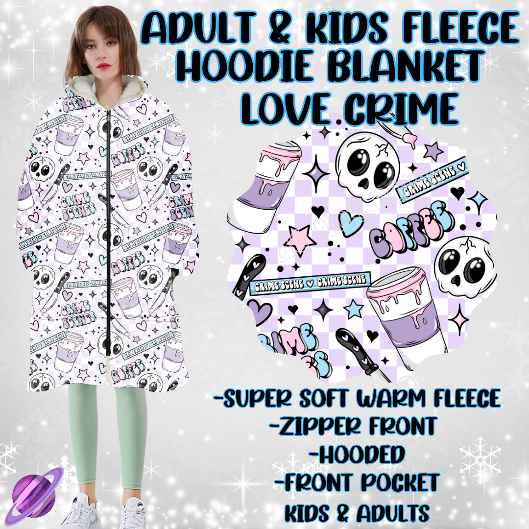 LOVE CRIME - HOODIE BLANKET RUN PREORDER CLOSING 12/18