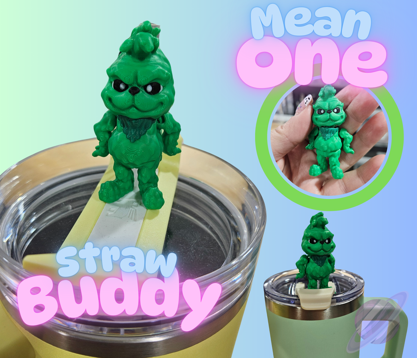 MEAN ONE-3D PRINTED STRAW BUDDY