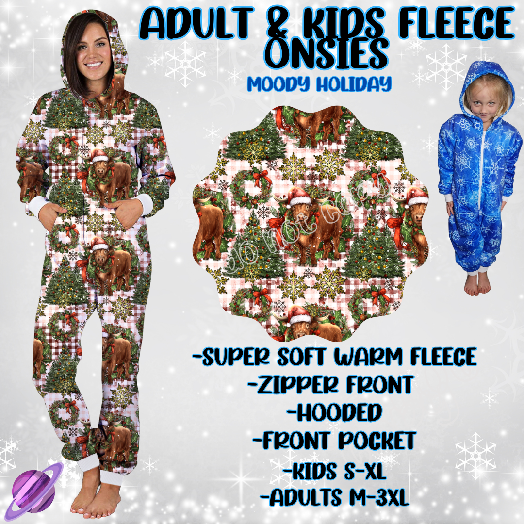 MOODY HOLIDAY-ONESIES ROUND 3- PREORDER CLOSING 9/23