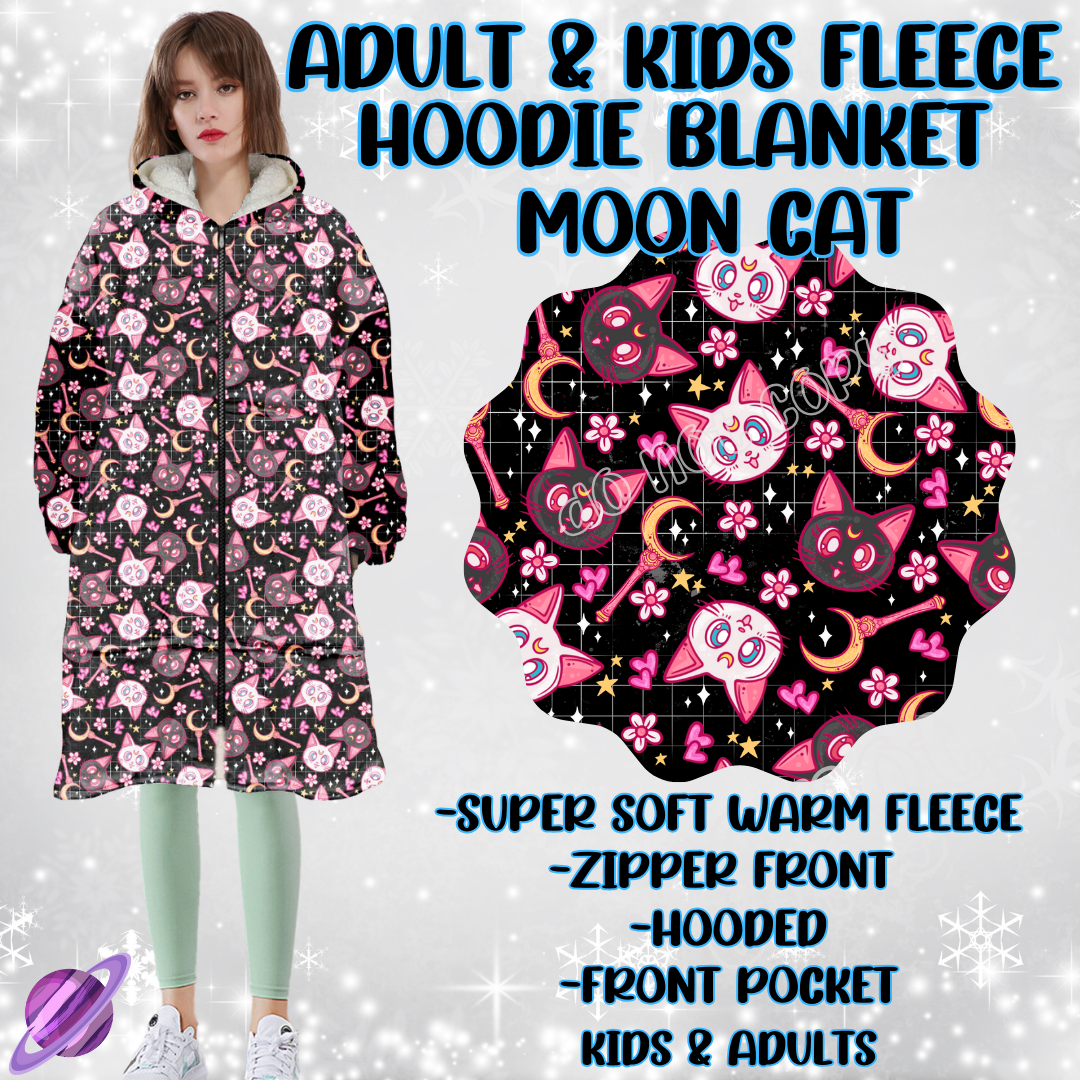 MOON CAT - HOODIE BLANKET RUN PREORDER CLOSING 12/18