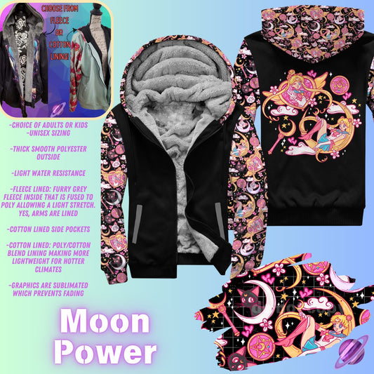 JACKET RUN 14-MOON POWER-FLEECE OR COTTON LINER-PREORDER CLOSING 12/16
