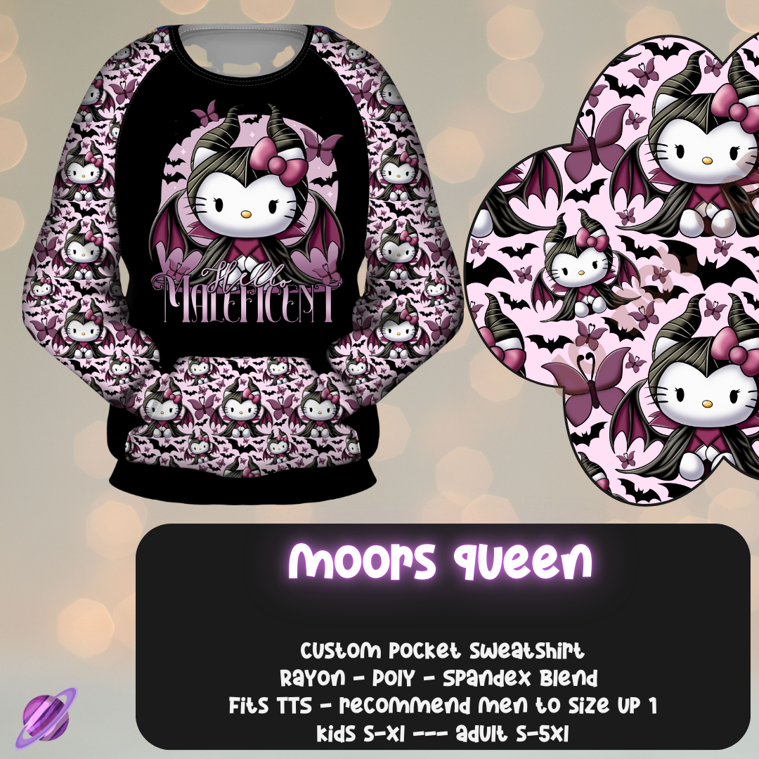 MOORS QUEEN  - POCKET SWEATSHIRT - KITTY COSPLAY RUN CLOSING 11/15