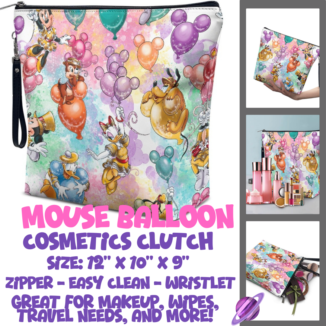 MOUSE BALLOON - CUSTOM COSMETIC CLUTCH PREORDER CLOSES 12/16