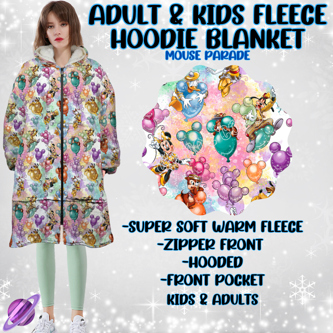 MOUSE PARADE- HOODIE BLANKET RUN-PREORDER CLOSING 9/28 ETA NOV