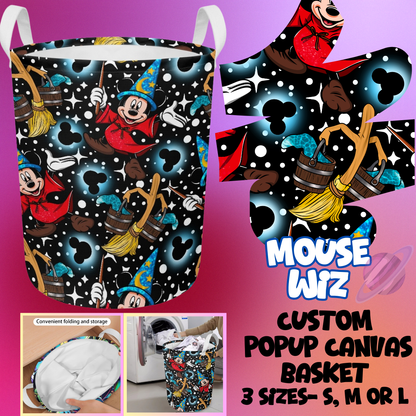 MOUSE WIZ- STORAGE BASKETS 6- PREORDER CLOSING 5/4