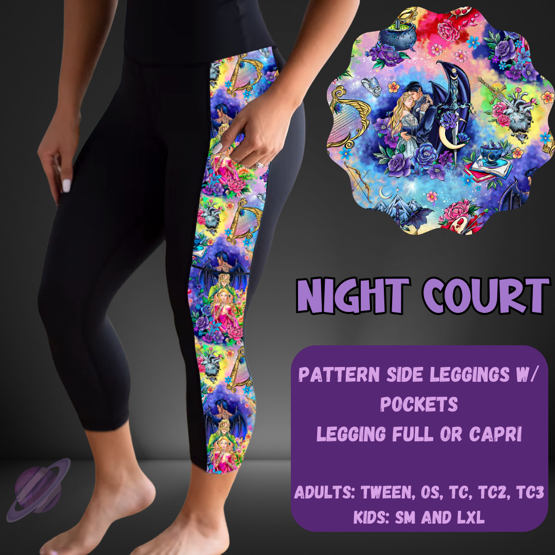 NIGHT COURT-PATTERN PANEL OUTFIT RUN-SOFT CLOSE 7/10 HARD CLOSE 7/12