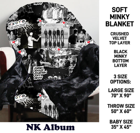 MN8K - Nk Album Minky Blanket - Preorder Due 10/18 ETA: Early Dec