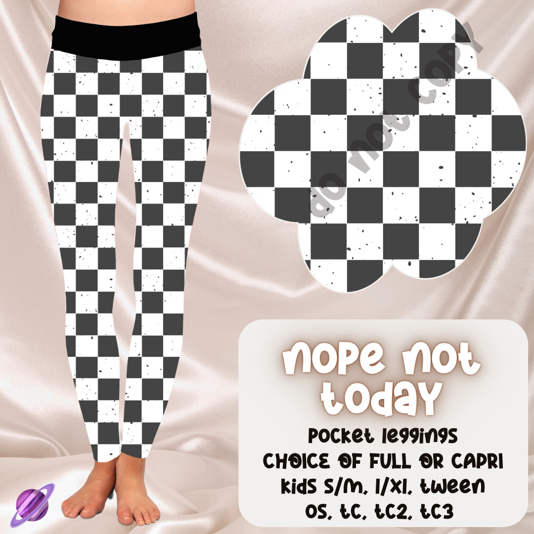 NOPE NOT TODAY - LEGGING/JOGGER/LOUNGER - POCKET SWEATERS & BOTTOMS PREORDER CLOSING 11/17