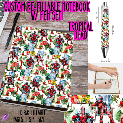 Tropical Dead -Matching Notebook & Pen Sets