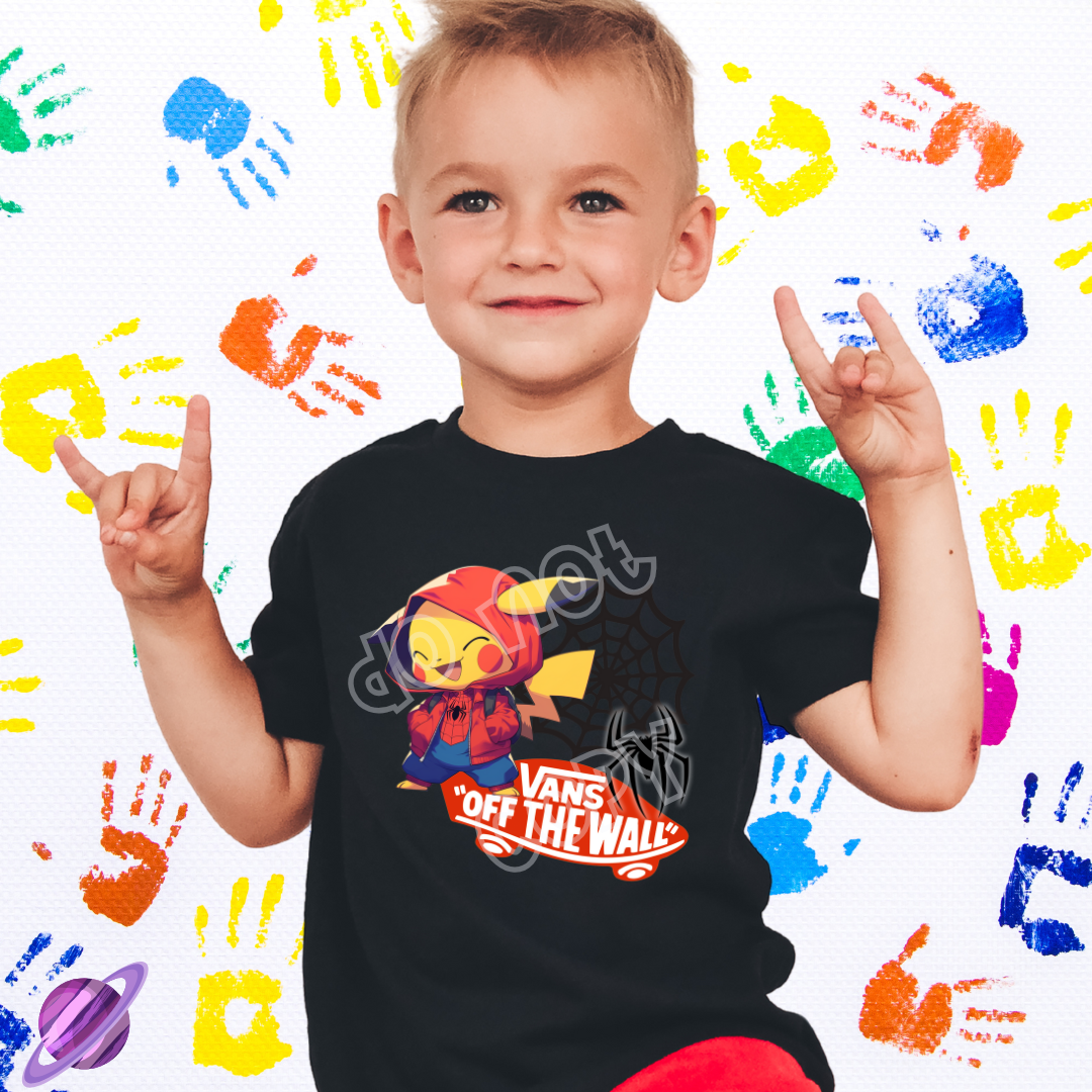 OFF THE WALL TEE - FUN KIDS RUN