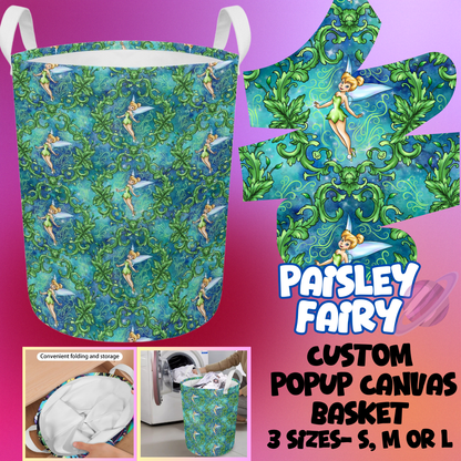 PAISLEY FAIRY- STORAGE BASKETS 6- PREORDER CLOSING 5/4